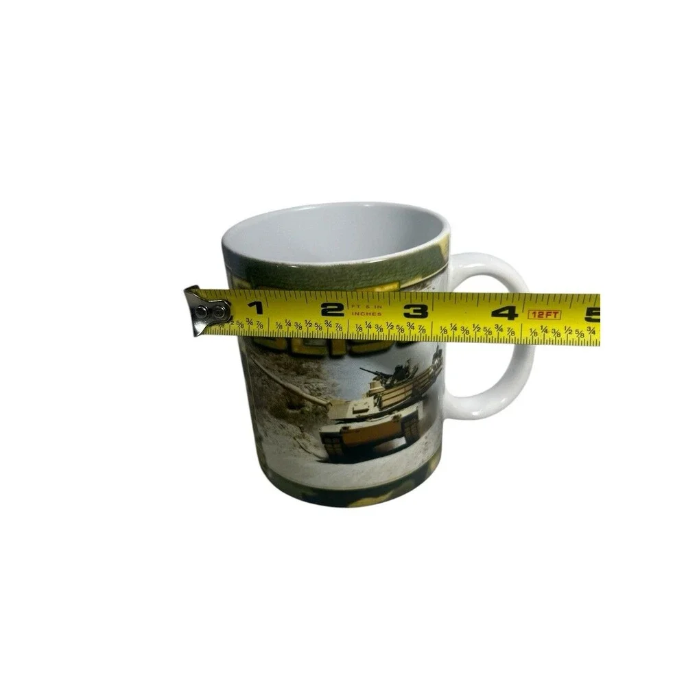 Fort Bliss Army Texas Ceramic Military Mug USA Tank Division Souvenir